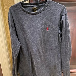 Ralph Lauren LS Tee Charcoal Men’s Size Small